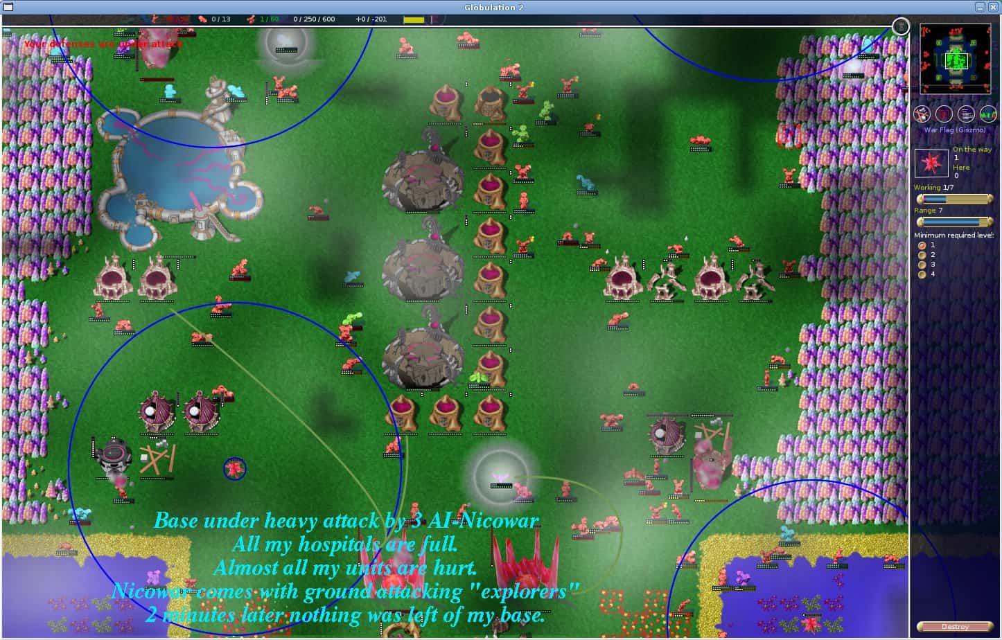 Globulation 2 RTS Game with Minimal Micromanagement Globulation 2 - Free Real Time Strategy Game with Minimal Micromanagement