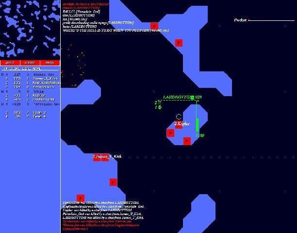 XPilot Classic - an Online Multiplayer Space Action Game