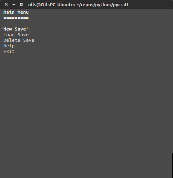 PyCraft - a Free Open Source 2D Minecraft Python Game